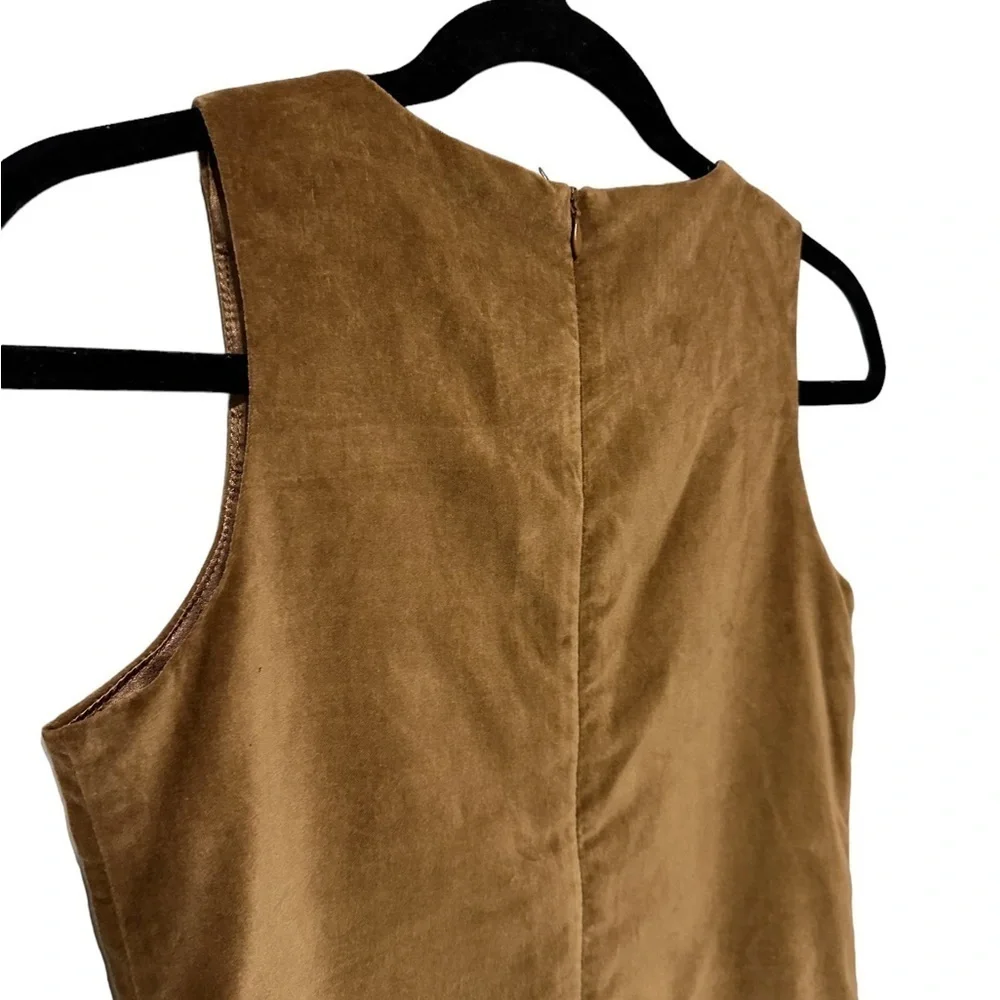 The Childrens Place‎ Brown Velvet Sparkle Sheath Dress Girls Size 12 Holiday